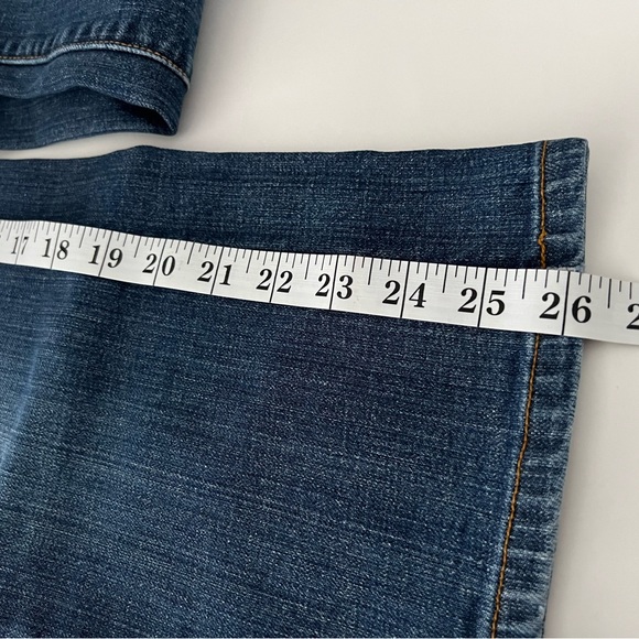 1969 Gap Jeans Women 12A Boot Cut Jeans Medium Wash Ankle Length Stretch Logo - Picture 5 of 11